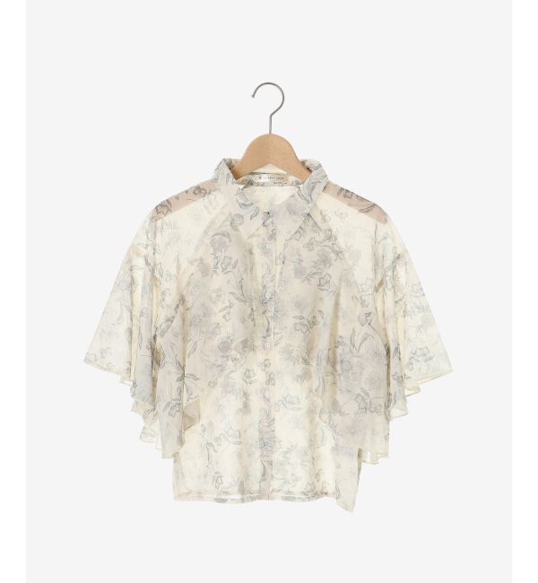 「シアーケープブラウス」|シャツ・ブラウス|