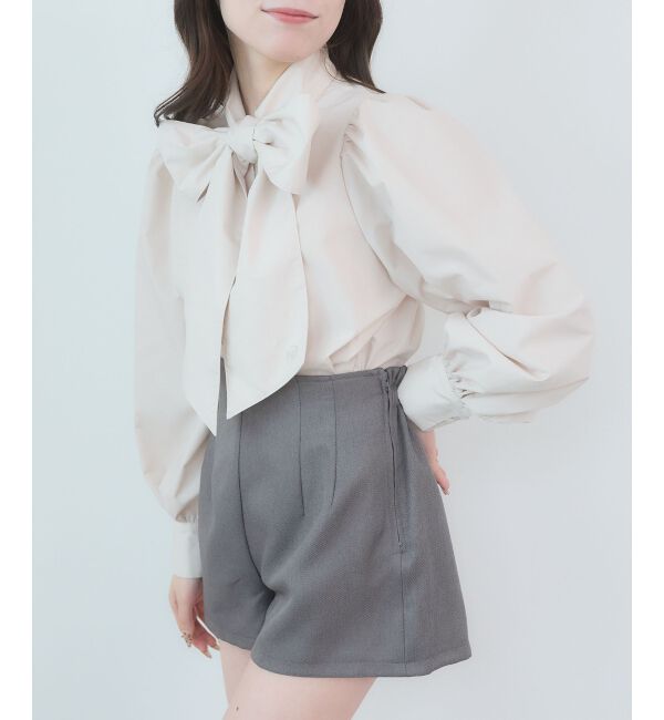  「バリエボウタイブラウス」|シャツ・ブラウス|