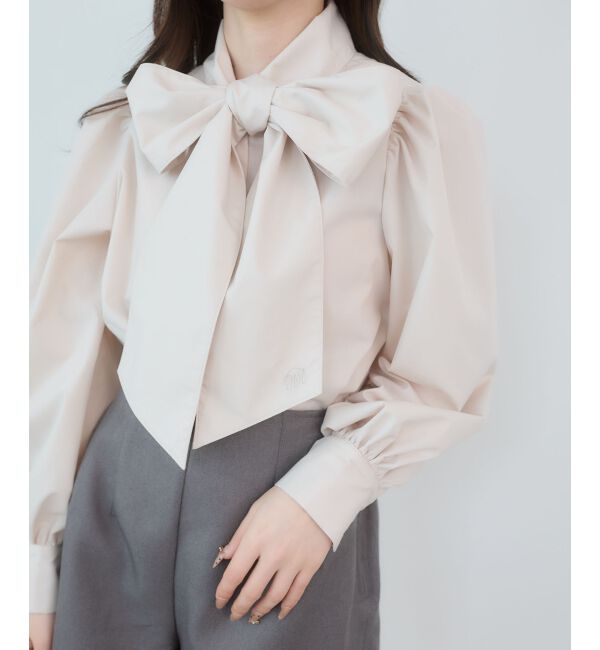  「バリエボウタイブラウス」|シャツ・ブラウス|
