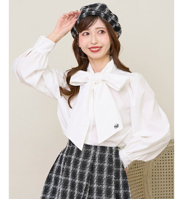  「バリエボウタイブラウス」|シャツ・ブラウス|