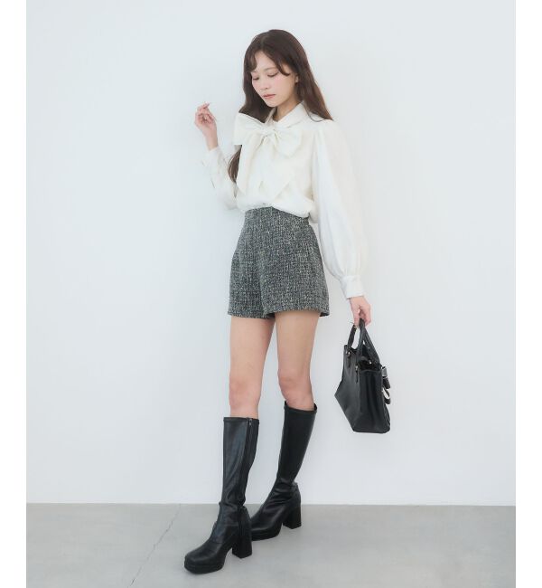  「バリエボウタイブラウス」|シャツ・ブラウス|