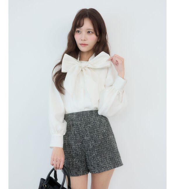  「バリエボウタイブラウス」|シャツ・ブラウス|