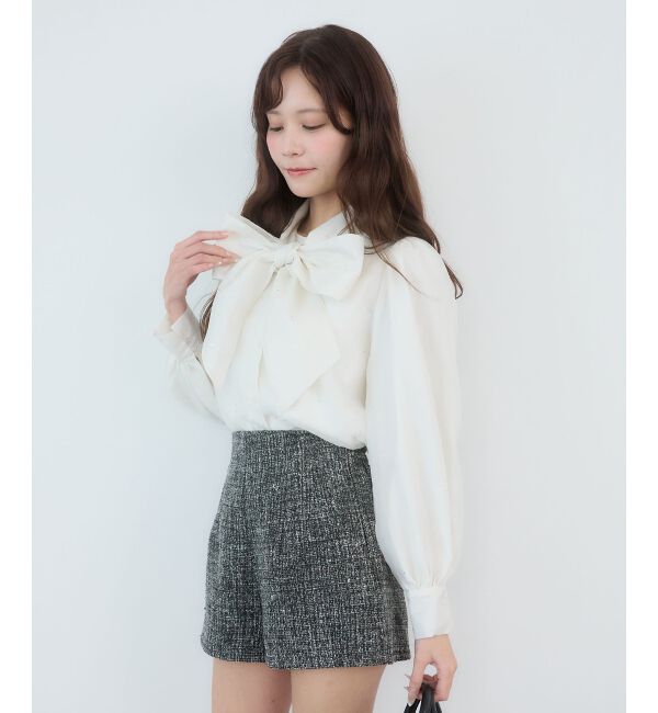  「バリエボウタイブラウス」|シャツ・ブラウス|