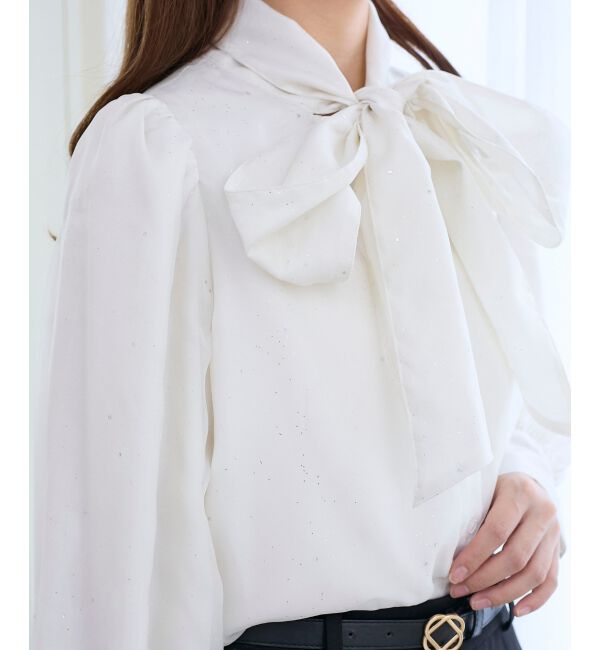  「バリエボウタイブラウス」|シャツ・ブラウス|