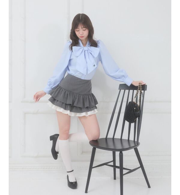  「バリエボウタイブラウス」|シャツ・ブラウス|