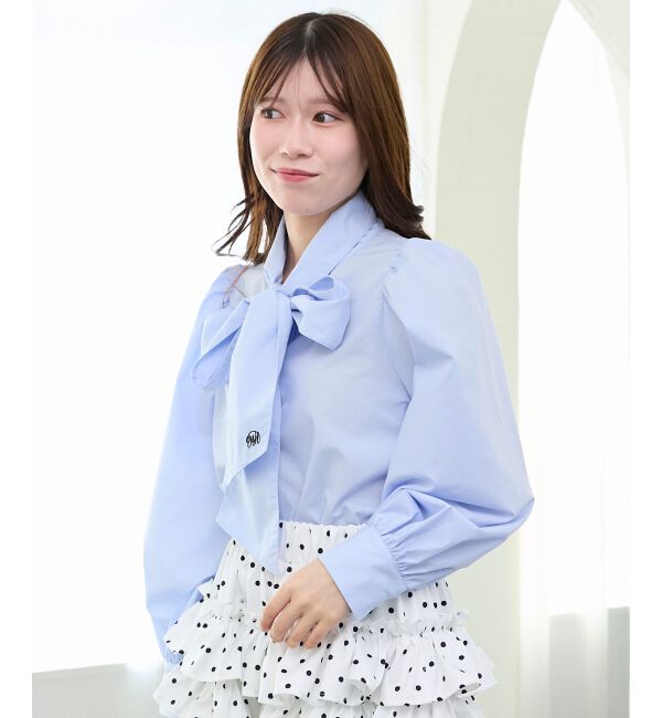  「バリエボウタイブラウス」|シャツ・ブラウス|