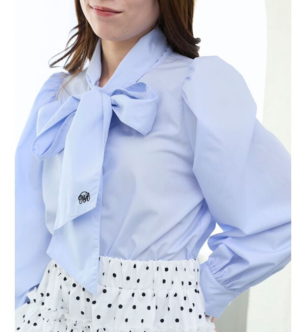  「バリエボウタイブラウス」|シャツ・ブラウス|