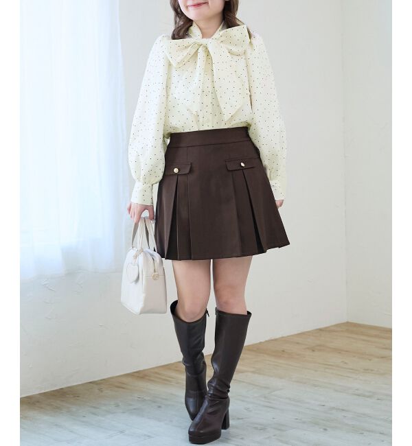  「バリエボウタイブラウス」|シャツ・ブラウス|