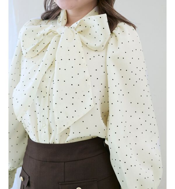  「バリエボウタイブラウス」|シャツ・ブラウス|