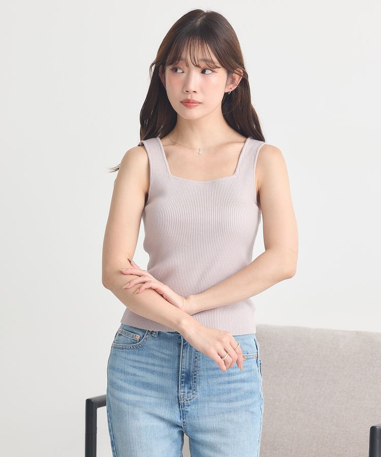 earth music&ecology「ラッフルニットボレロアンサンブル」|ニット・セーター|