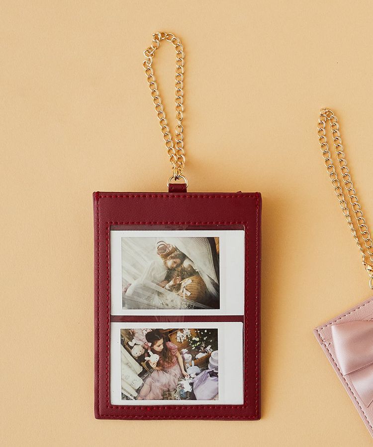 Maison de FLEUR「EC限定フォトケース」|ポーチ|レッド