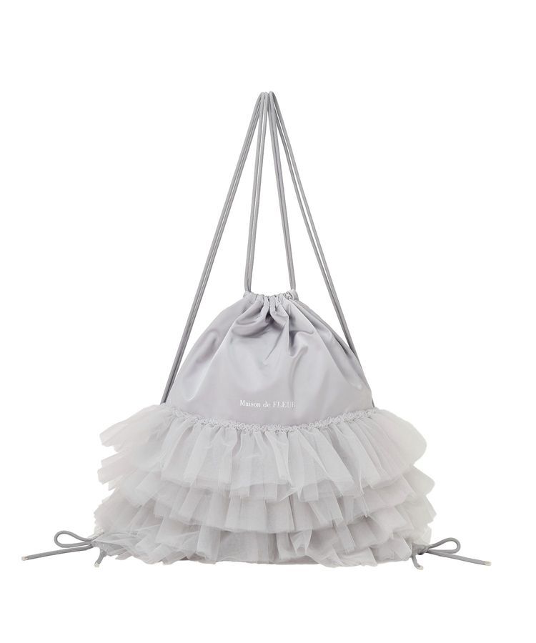 Maison de FLEUR「チュールフリルナップサック」|リュック|