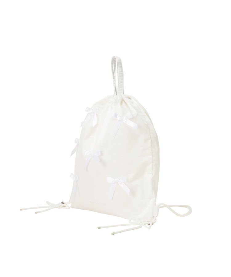 Maison de FLEUR「リボンナップサック」|リュック|