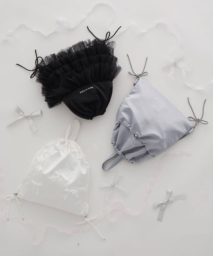 Maison de FLEUR「ギャザーリボンナップサック」|リュック|