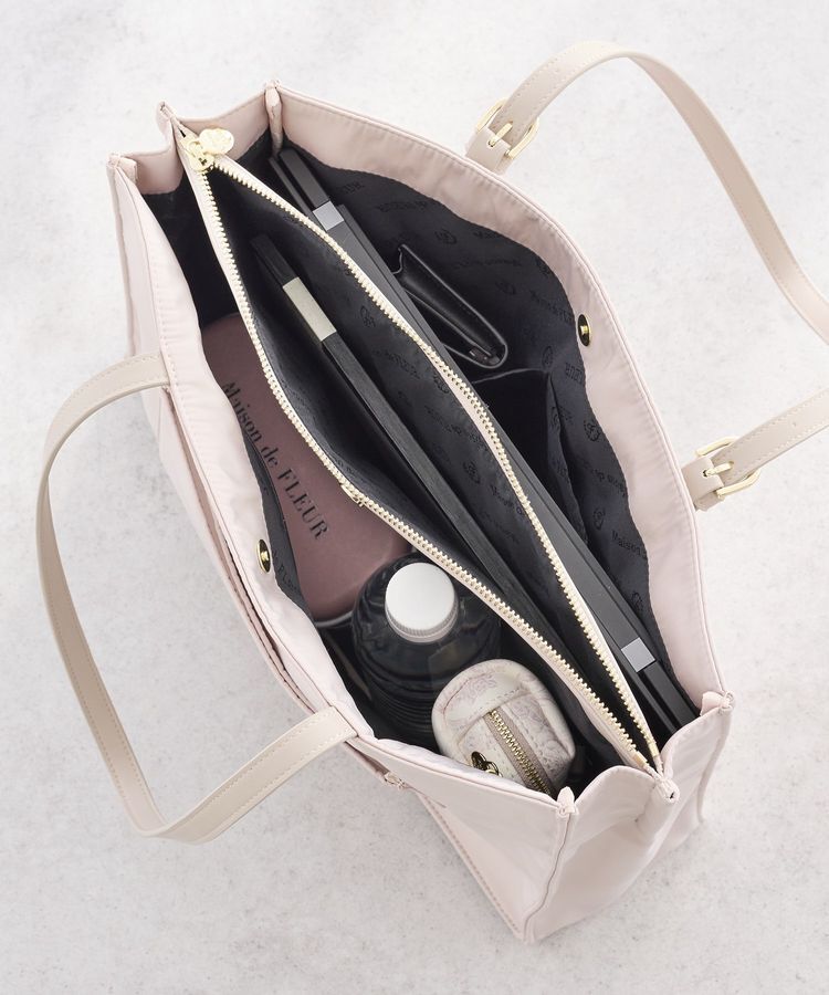 Maison de FLEUR「撥水加工マルチポケットキャリーオンバッグ」|トートバッグ|