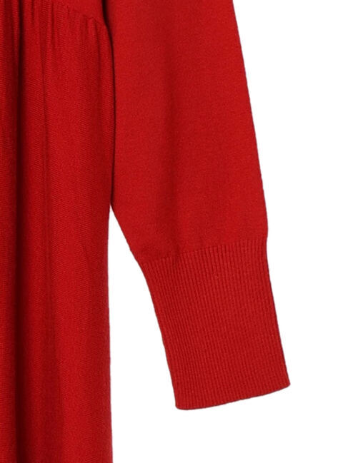  「パチパチしにくいドルマンニットワンピース」|ワンピース|