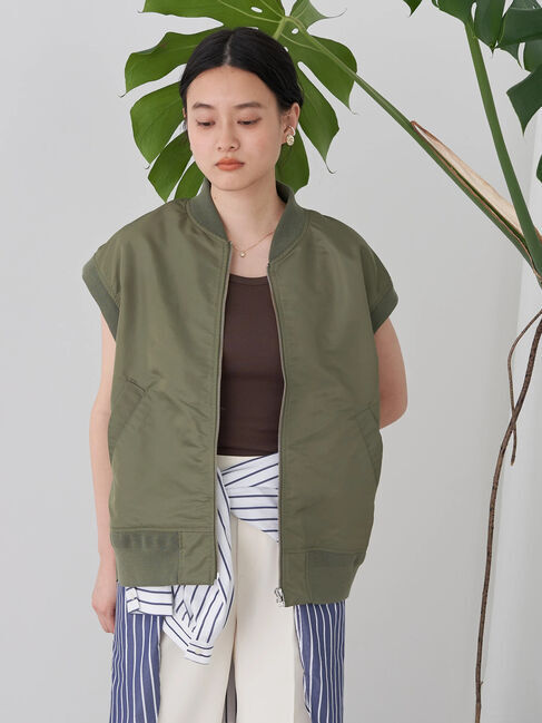 AMERICAN HOLIC「MA-1ノースリーブブルゾン」|その他|