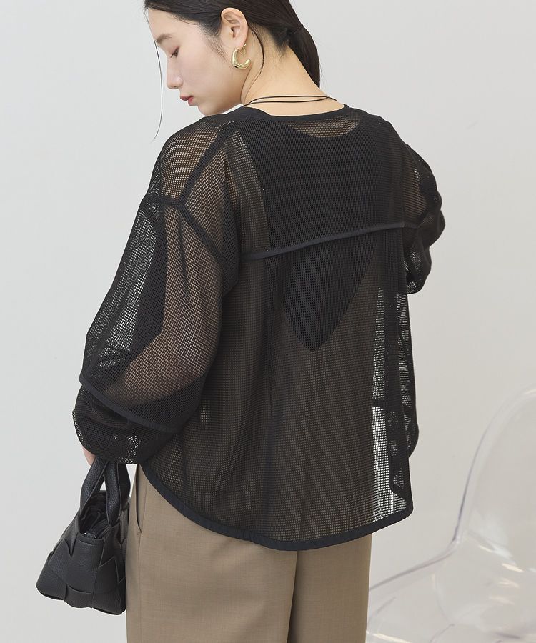 AMERICAN HOLIC「メッシュ異素材ブルゾン」|ブルゾン・スタジャン|