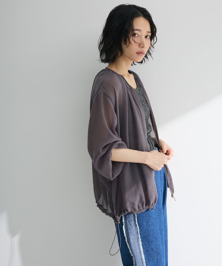 Green Parks「イージーケアシアーボイルシャツブルゾン」|シャツ・ブラウス|