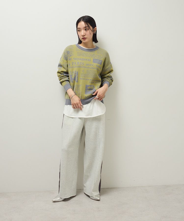 Green Parks「あったか裏起毛サイドラインスウェットパンツ」|その他|