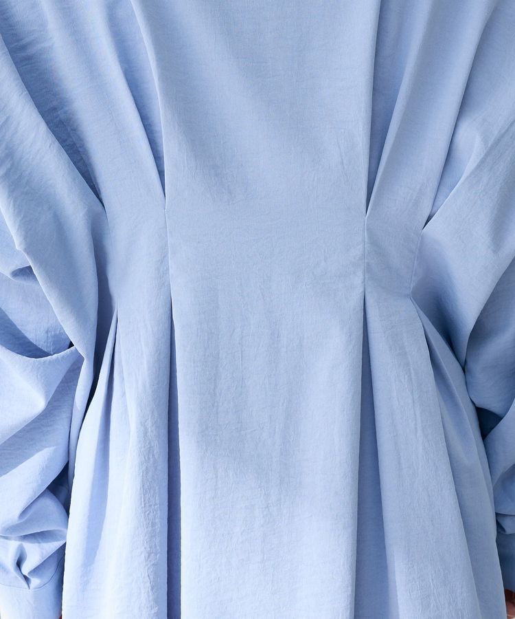 Green Parks「【WEB限定】ドロストシャーリングウエストタックシャツⅡ」|シャツ・ブラウス|