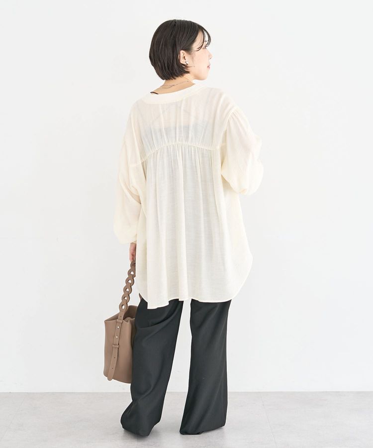 Green Parks「リブドッキングシアーシャツ」|シャツ・ブラウス|