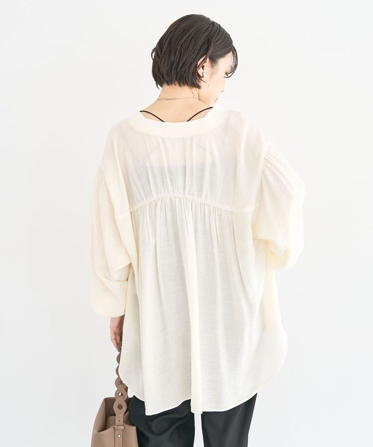 Green Parks「リブドッキングシアーシャツ」|シャツ・ブラウス|