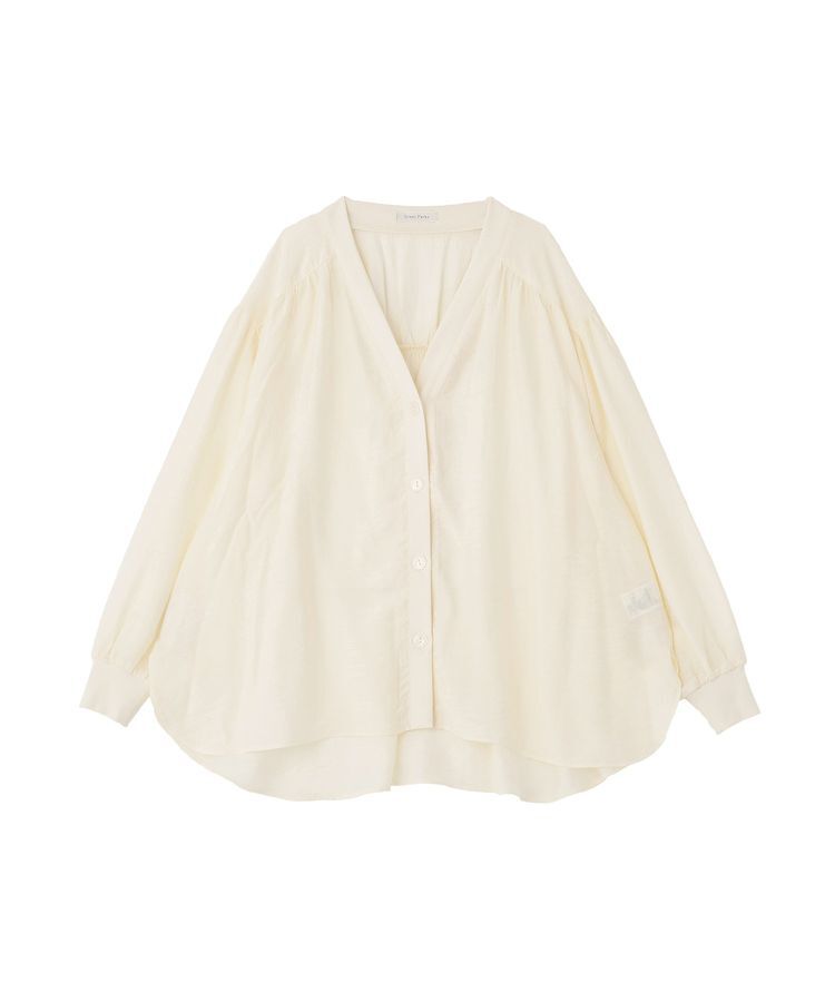 Green Parks「リブドッキングシアーシャツ」|シャツ・ブラウス|