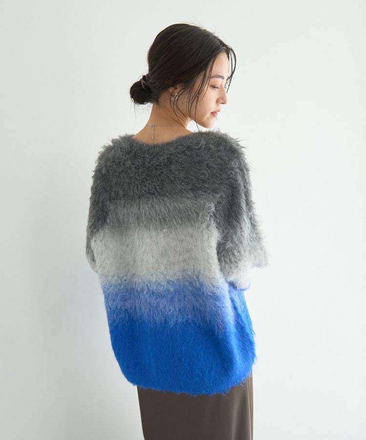 YECCA VECCA「グラデーションシャギーニット」|ニット・セーター|