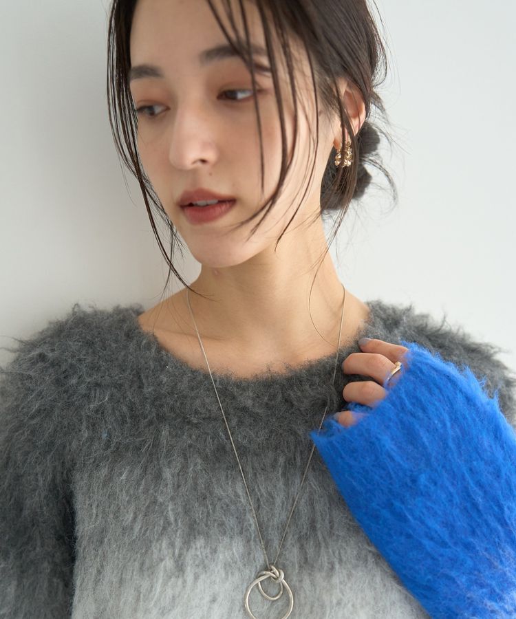 YECCA VECCA「グラデーションシャギーニット」|ニット・セーター|