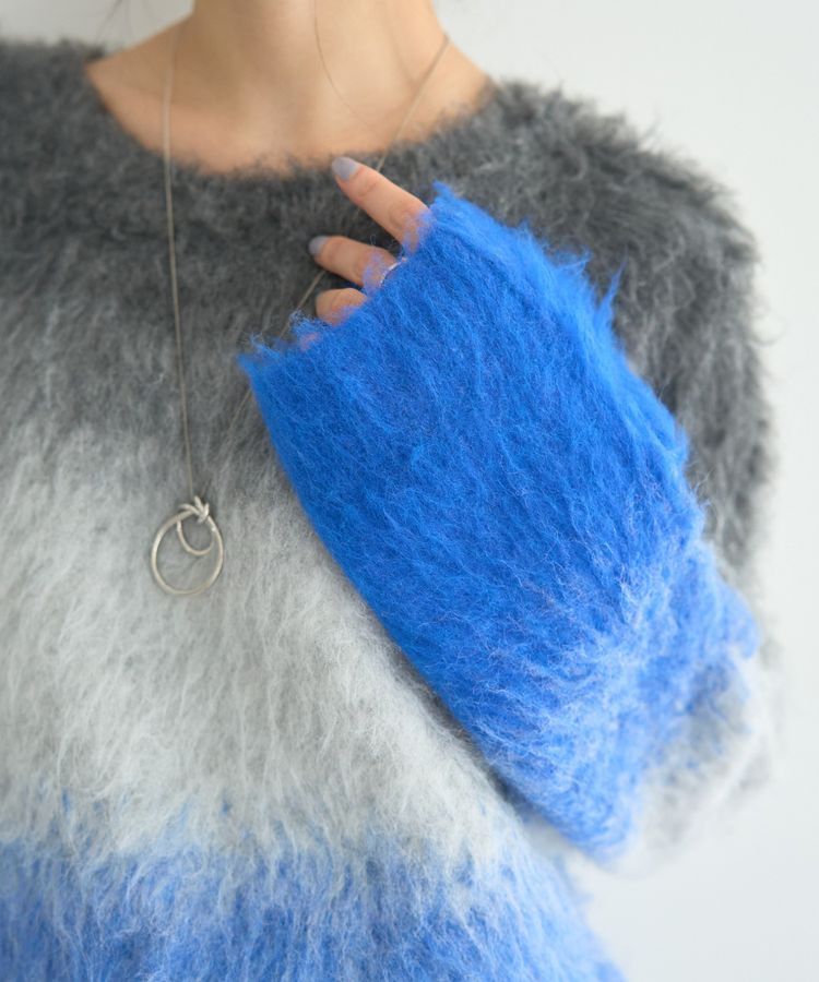 YECCA VECCA「グラデーションシャギーニット」|ニット・セーター|