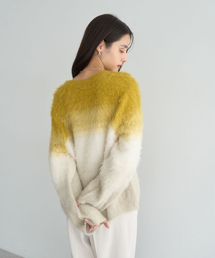 YECCA VECCA「グラデーションシャギーニット」|ニット・セーター|