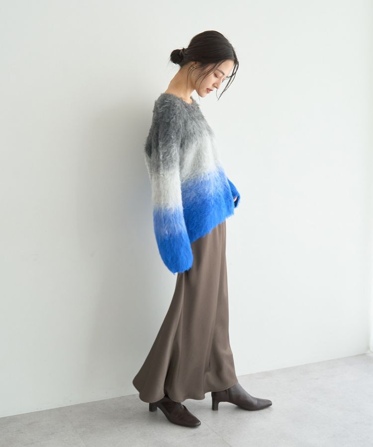 YECCA VECCA「グラデーションシャギーニット」|ニット・セーター|