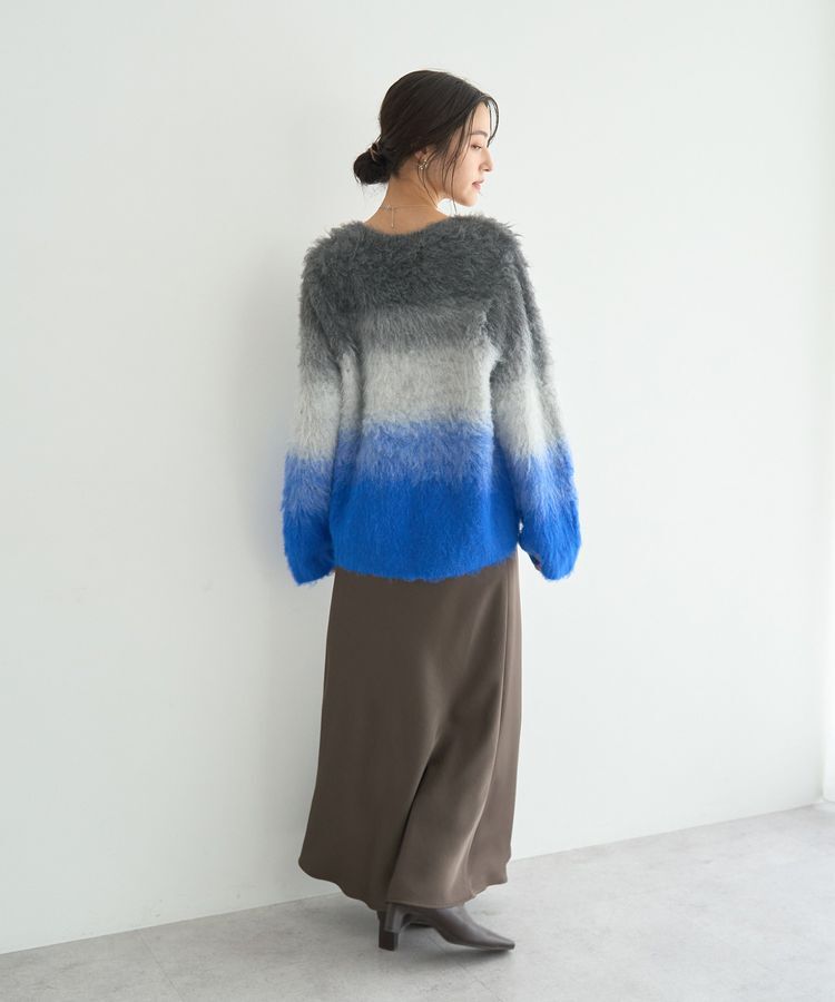 YECCA VECCA「グラデーションシャギーニット」|ニット・セーター|