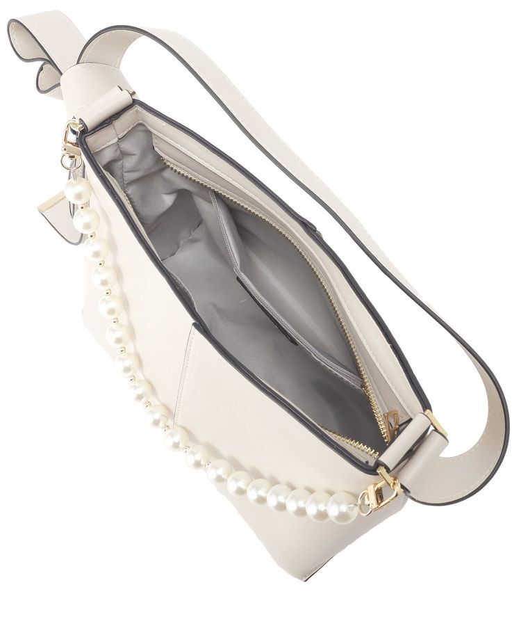 YECCA VECCA「パールチャーム付きリボンベルトバッグ」|ショルダー・メッセンジャー|