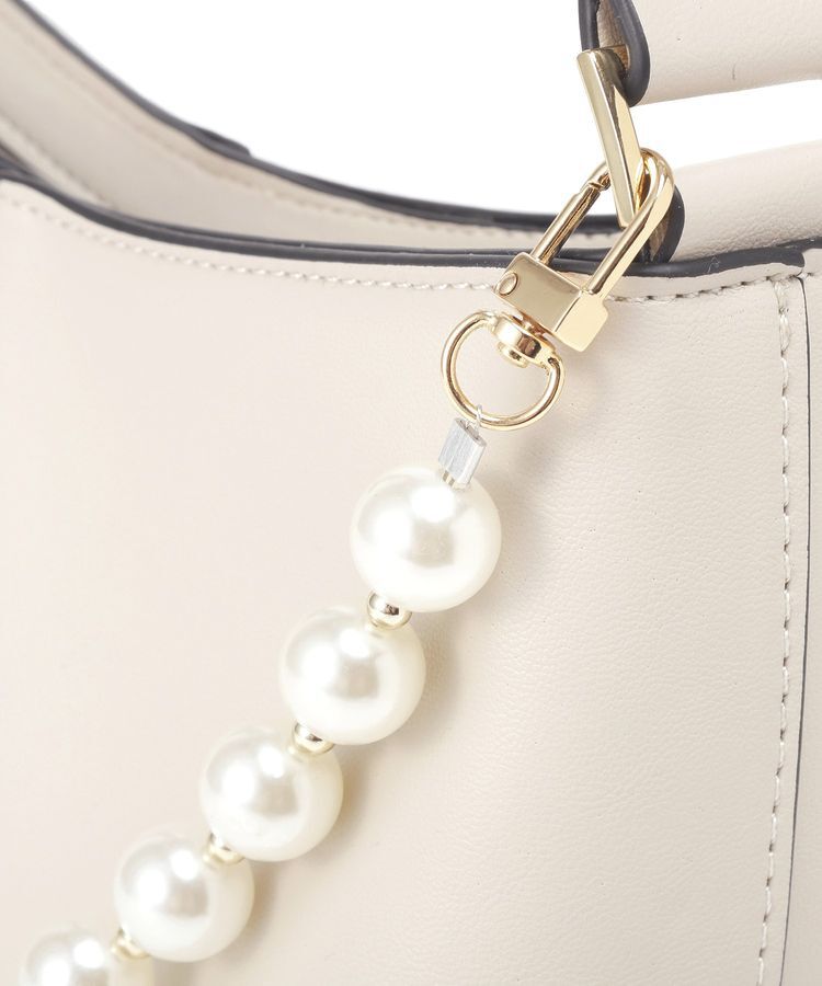 YECCA VECCA「パールチャーム付きリボンベルトバッグ」|ショルダー・メッセンジャー|