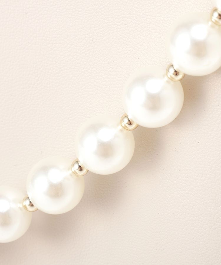 YECCA VECCA「パールチャーム付きリボンベルトバッグ」|ショルダー・メッセンジャー|