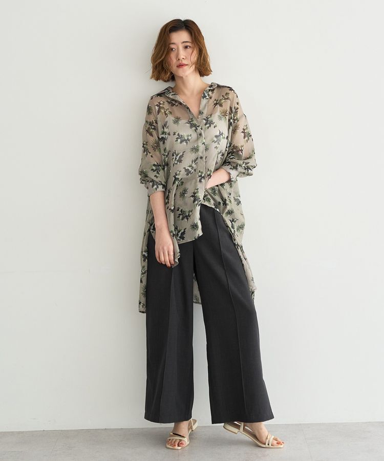 YECCA VECCA「【UVカット】サラサライージーワイドパンツ」|その他|