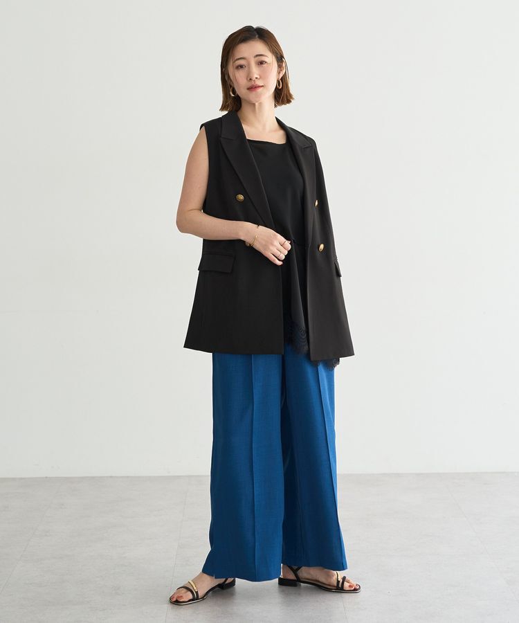 YECCA VECCA「【UVカット】サラサライージーワイドパンツ」|その他|