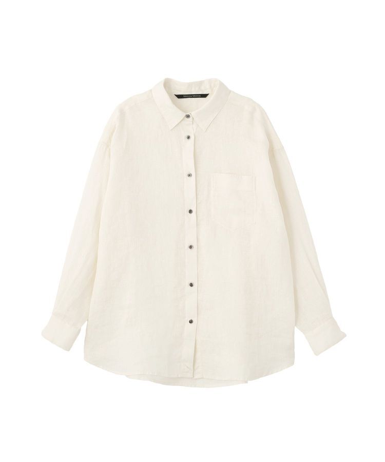 YECCA VECCA「3wayフレンチリネンシャツ」|シャツ・ブラウス|