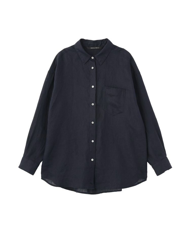 YECCA VECCA「3wayフレンチリネンシャツ」|シャツ・ブラウス|