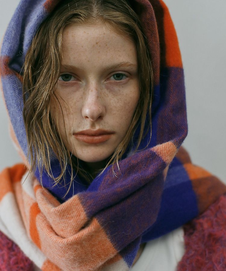 GARAGE OF GOOD CLOTHING「ラムズウールチェックストール」|ストール|