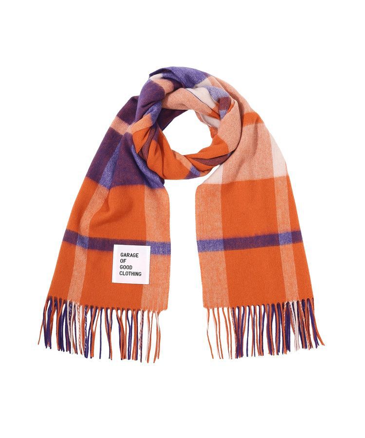 GARAGE OF GOOD CLOTHING「ラムズウールチェックストール」|ストール|