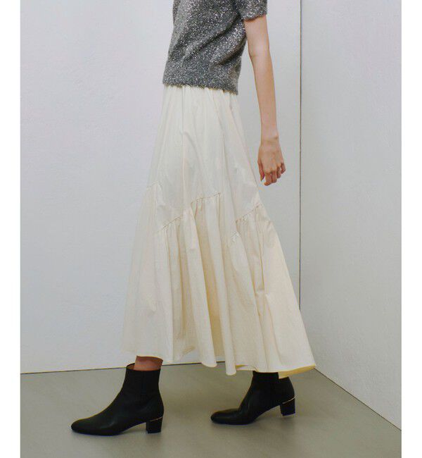 allureville「◇バイヤス切替ギャザースカート」|スカート|