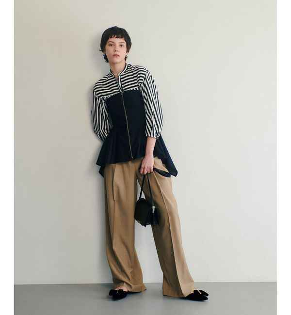 allureville「ウールデニムイレヘムビスチェ」|ベスト・ジレ|