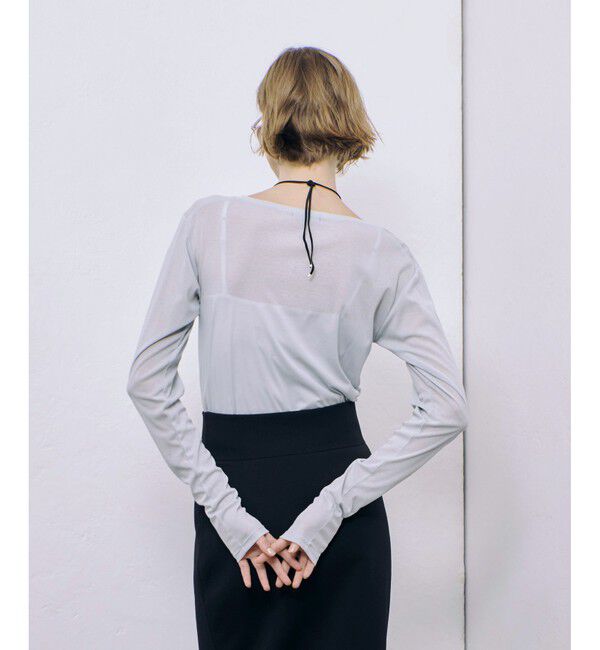 allureville「シアーフライスロングスリープルオーバー」|Tシャツ・カットソー|