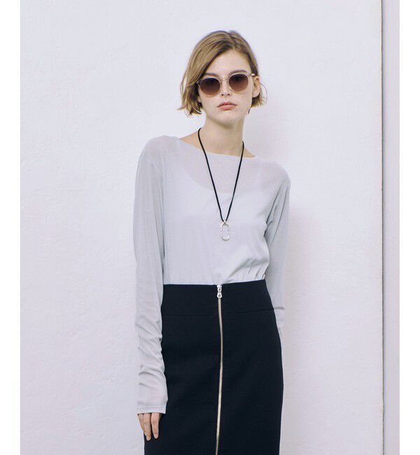 allureville「シアーフライスロングスリープルオーバー」|Tシャツ・カットソー|