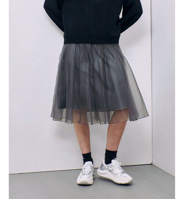 allureville「シアーランダムプリーツスカート」|スカート|