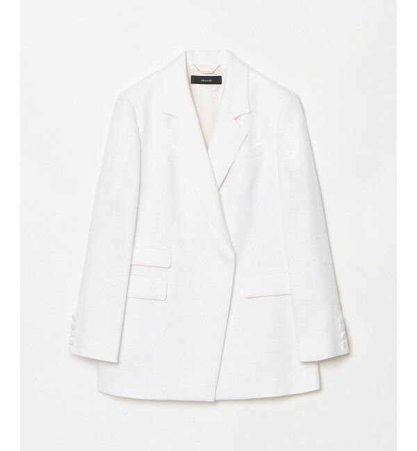 allureville「リオペルアシメフラップポケットジャケット」|テーラードジャケット|