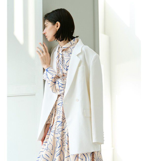 allureville「リオペルアシメフラップポケットジャケット」|テーラードジャケット|